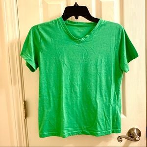 Girls Green V neck